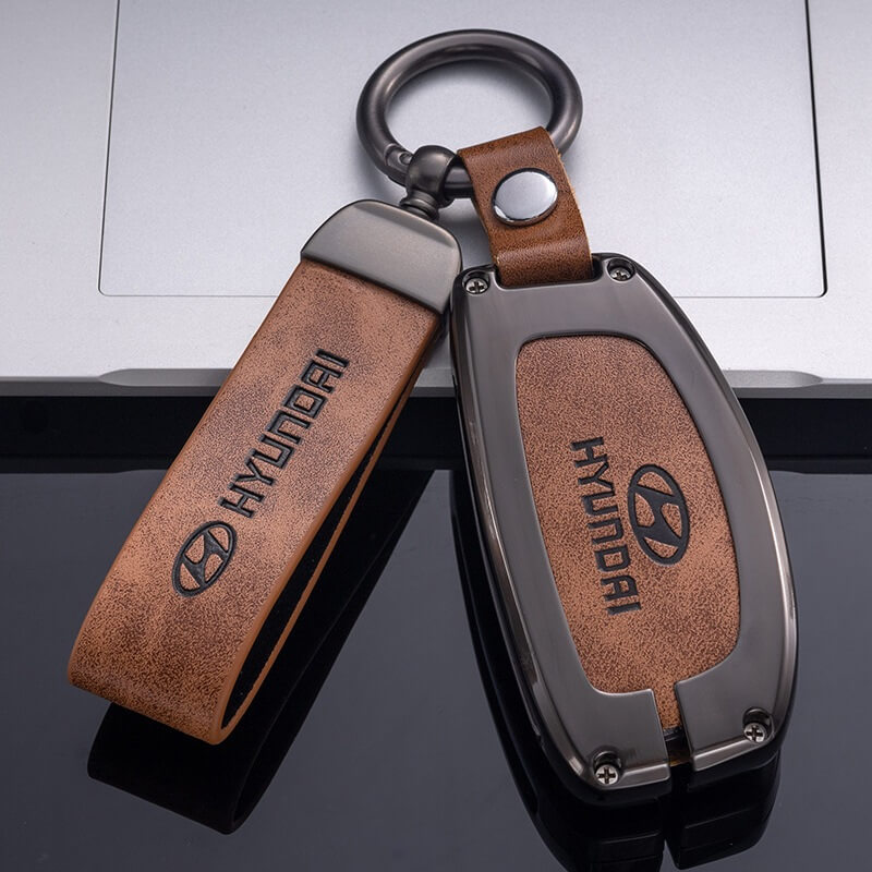 ốp chìa khóa ô tô huyndai kim loại 2