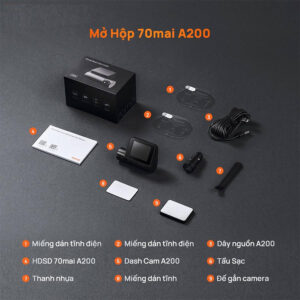 Camera hành trình Xiaomi 70mai A200 quốc tế