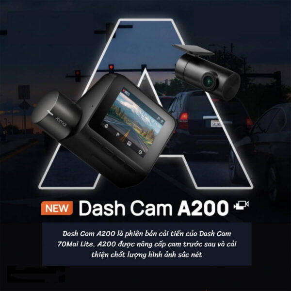 Camera hành trình Xiaomi 70mai A200 quốc tế