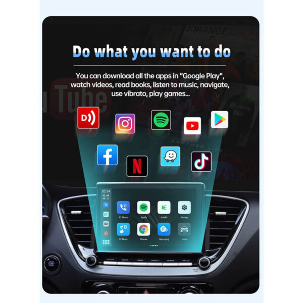 Bộ Carplay Android Box Ai Cắm Sim 4G - Android 13.0