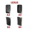 Bảng mẫu chìa khóa ô tô Lexus