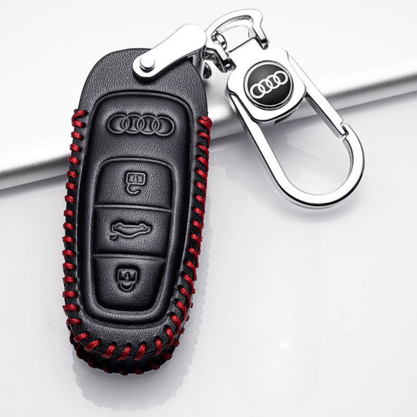 bao da bọc chìa khóa ô tô audi