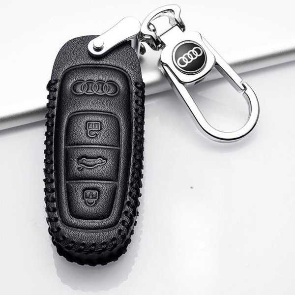 bao da bọc chìa khóa ô tô audi