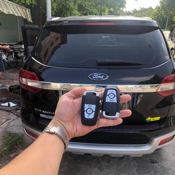 Thông tin cơ bản của bao da bọc chìa khóa smartkey ô tô Ford Everest