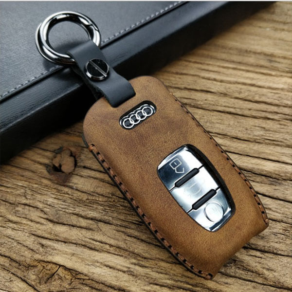 Bao da chìa khóa smartkey ô tô Audi A6 