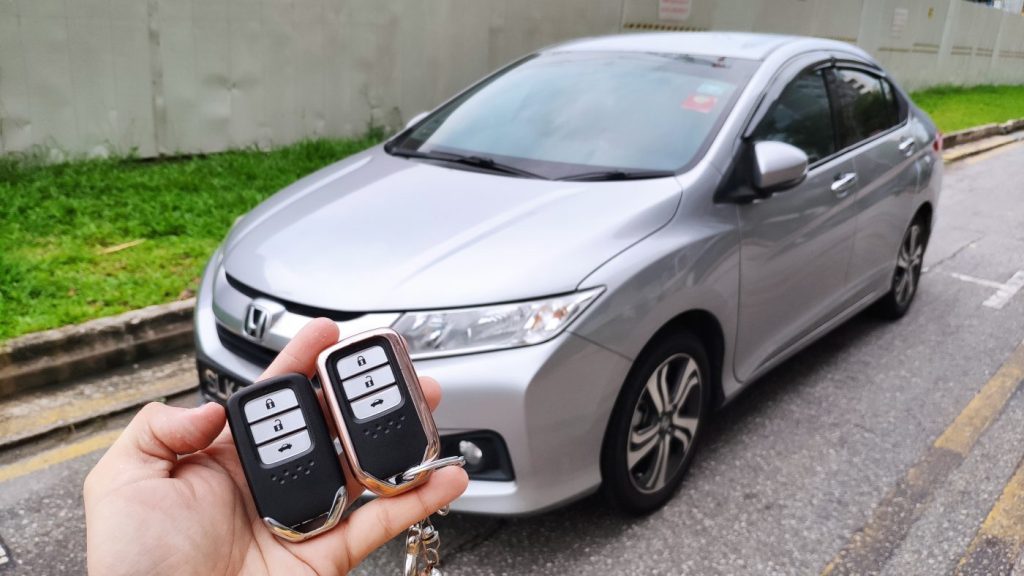 Bao da bọc chìa khóa Honda City