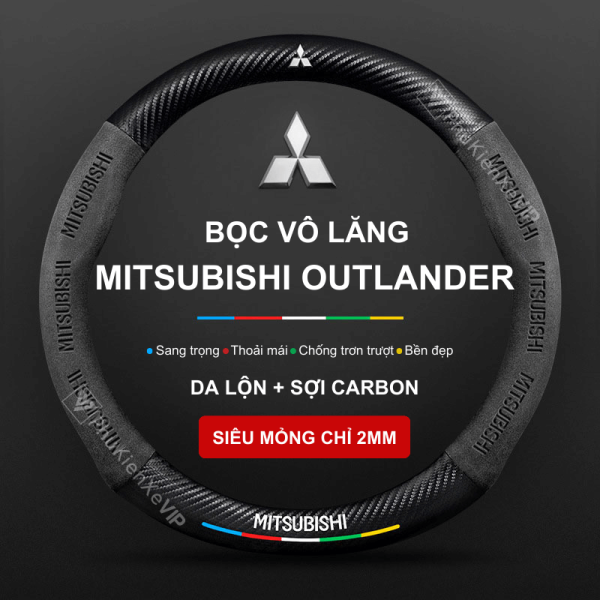 Bọc Vô Lăng Ô Tô Cao Cấp Mitsubishi Outlander 2012 - 2024