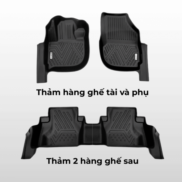 Bộ thảm lót sàn ô tô Honda City chất liệu TPE