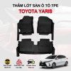Thảm lót sàn xe ô tô Toyota Yaris chất liệu TPE khuôn đúc nguyên khối tràn viền cao cấp