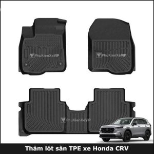 Thảm lót sàn ô tô Honda CRV 2012 - 2024 chất liệu TPE khuôn đúc 3D sang trọng