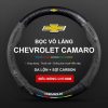 Bọc Vô Lăng Xe Ô Tô Chevrolet Camaro Da Lộn 3D & Sợi Carbon Cao Cấp