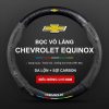 Bọc Vô Lăng Da Lộn & Sợi Carbon Cho Xe Chevrolet Equinox Cao Cấp