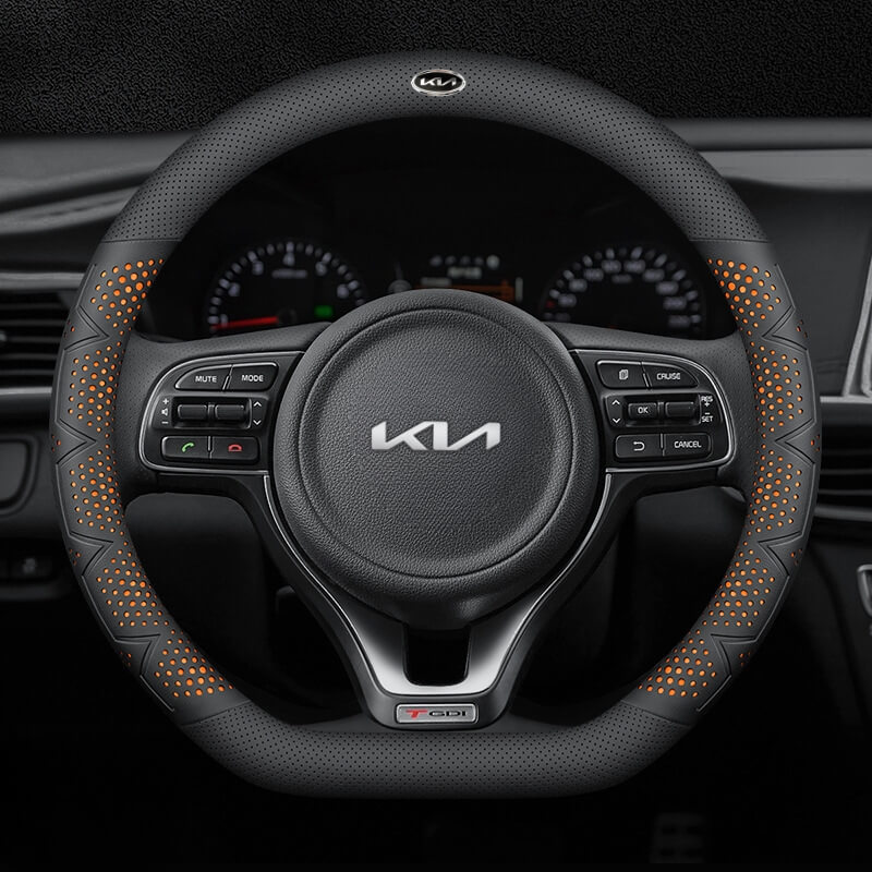 Bọc vô lăng ô tô KIA chất liệu da Nappa