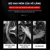 Bọc vô lăng Audi chất liệu Da lộn 3D & sợi Carbon