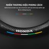 Bọc Vô Lăng Xe Ô Tô Honda Da Lộn 3D Sợi Carbon