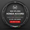 Bọc Vô Lăng Xe Ô Tô Honda Da Lộn 3D Sợi Carbon