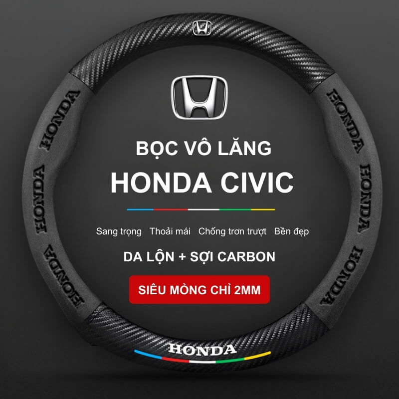 Phụ kiện bọc vô lăng ô tô Honda Civic