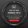 Bọc Vô Lăng Xe Ô Tô Honda CR-V Da Lộn 3D Sợi Carbon