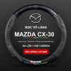 Bọc Vô Lăng Da Lộn Sợi Carbon Cho Xe Ô Tô Mazda CX-30