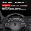 Bọc Vô Lăng Da Lộn Sợi Carbon Cao Cấp Cho Xe Peugeot