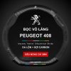 Bọc Vô Lăng Xe Ô Tô Peugeot Da Lộn 3D & Sợi Carbon