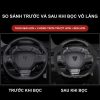 Bọc Vô Lăng Da Lộn Sợi Carbon Cao Cấp Cho Xe Peugeot