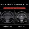 Bọc Vô Lăng Xe Ô Tô Peugeot Da Lộn 3D & Sợi Carbon