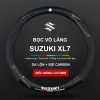 Bọc Vô Lăng Xe Ô Tô Suzuki XL7 Da Lộn 3D & Sợi Carbon