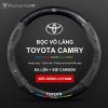 Bọc Vô Lăng Da Lộn & Sợi Carbon Cao Cấp Cho Xe Toyota Camry