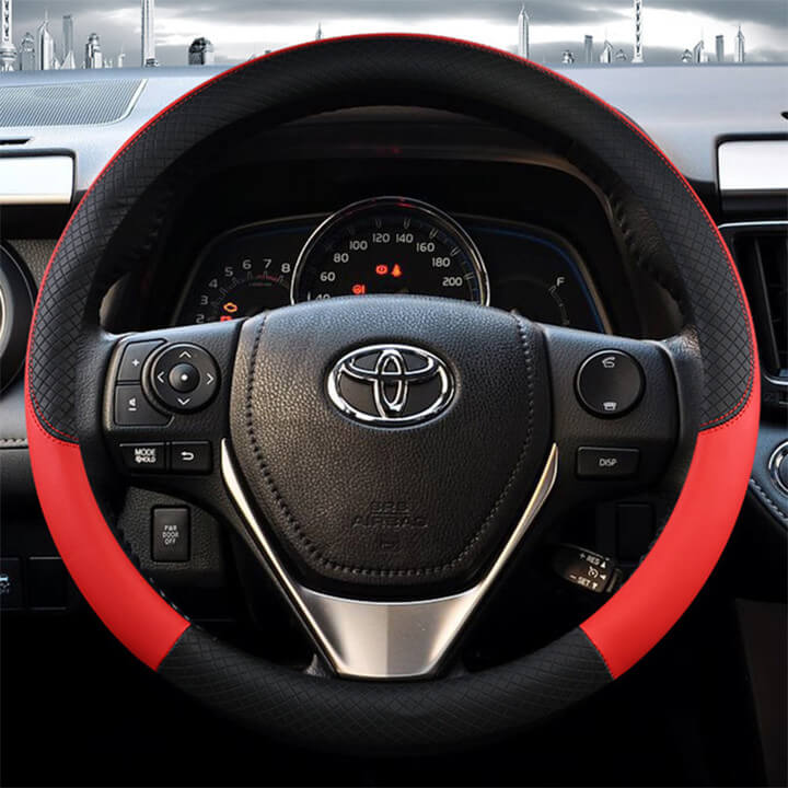 Bọc vô lăng ô tô Toyota bằng da PU cao cấp