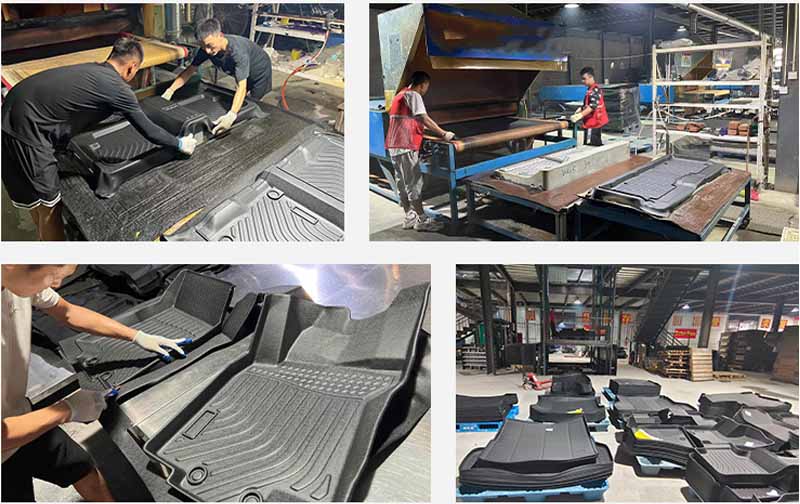 Quy trình sản xuất thảm lót sàn ô tô Suzuki chất liệu TPE