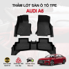 Thảm lót sàn xe ô tô Audi A6 chất liệu TPE khuôn đúc nguyên khối tràn viền cao cấp