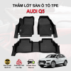 Thảm lót sàn xe ô tô Audi Q5 chất liệu TPE khuôn đúc nguyên khối tràn viền cao cấp