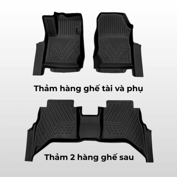 Bộ thảm lót sàn ô tô Audi Q7 chất liệu TPE