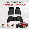 Thảm lót sàn xe ô tô Chevrolet Corolado chất liệu TPE khuôn đúc nguyên khối tràn viền cao cấp