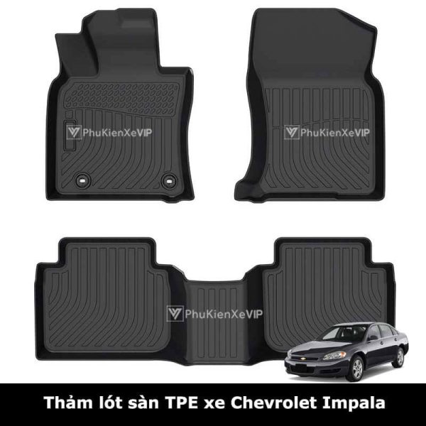 Thảm lót sàn ô tô Chevrolet Impala chất liệu TPE