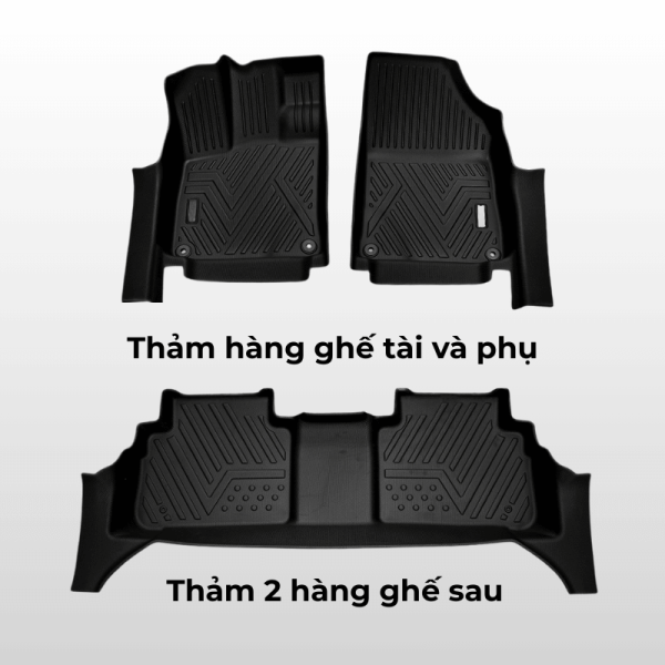 Bộ thảm lót sàn ô tô Chevrolet Impala chất liệu TPE