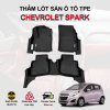 Thảm lót sàn xe ô tô Chevrolet Spark chất liệu TPE khuôn đúc nguyên khối tràn viền cao cấp