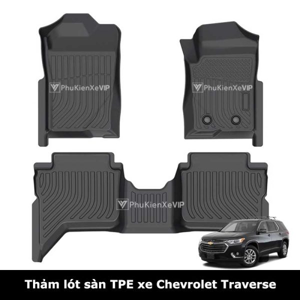 Thảm lót sàn ô tô Chevrolet Traverse chất liệu TPE