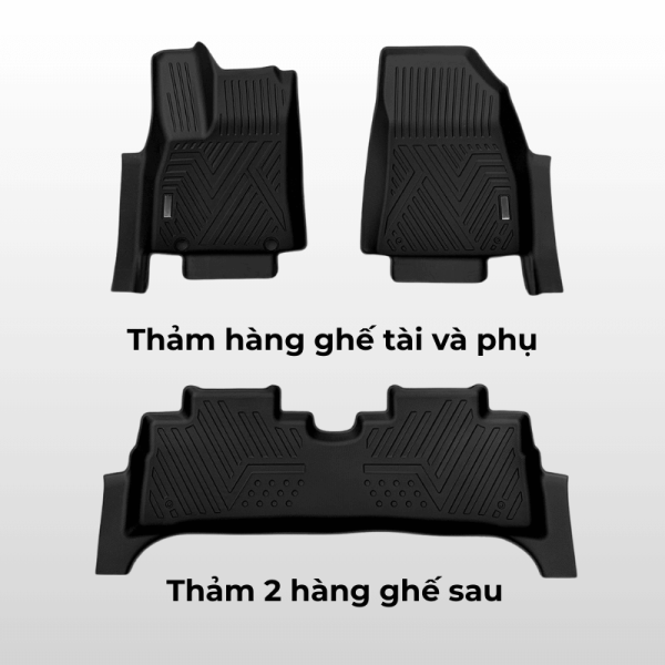 Bộ thảm lót sàn ô tô Chevrolet Trax chất liệu TPE
