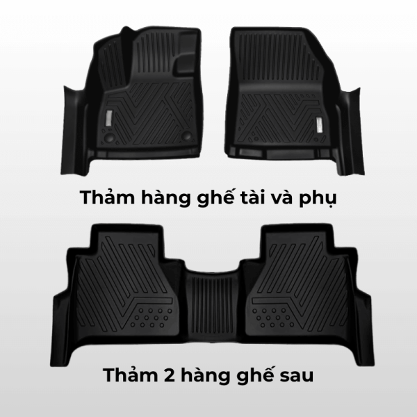 Bộ thảm lót sàn ô tô Chevrolet Volt chất liệu TPE