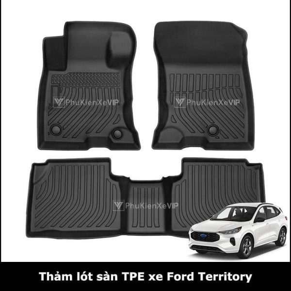 Thảm lót sàn ô tô Ford Territory chất liệu TPE