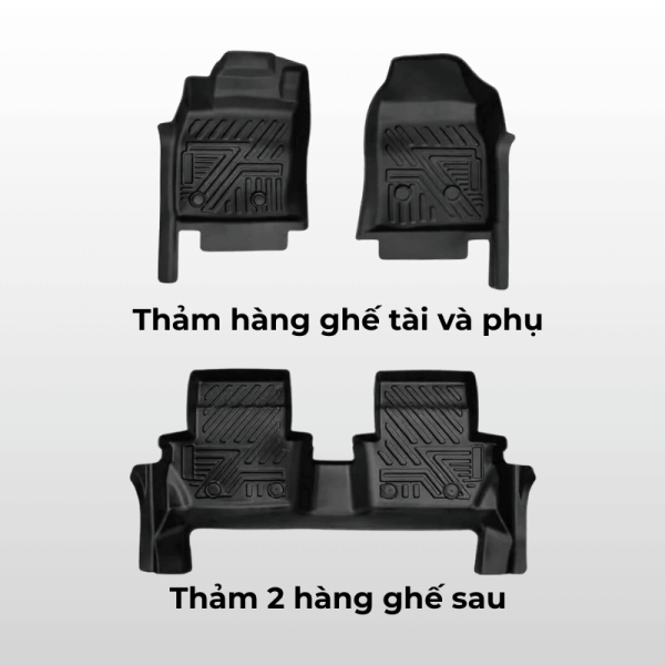 Bộ thảm lót sàn ô tô Ford EcoSport chất liệu TPE