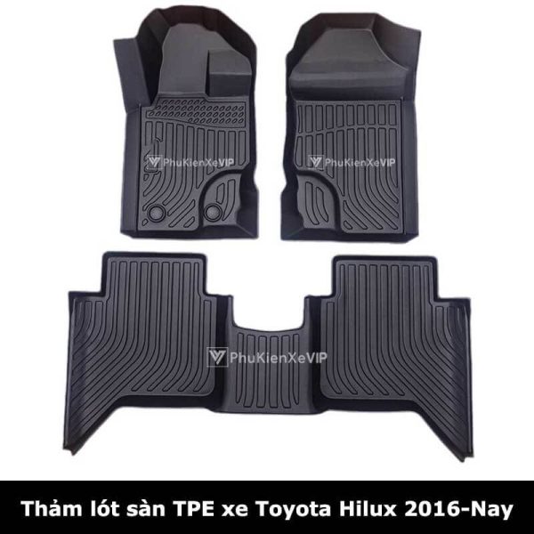 Thảm lót sàn ô tô Toyota Hilux 2016-2024