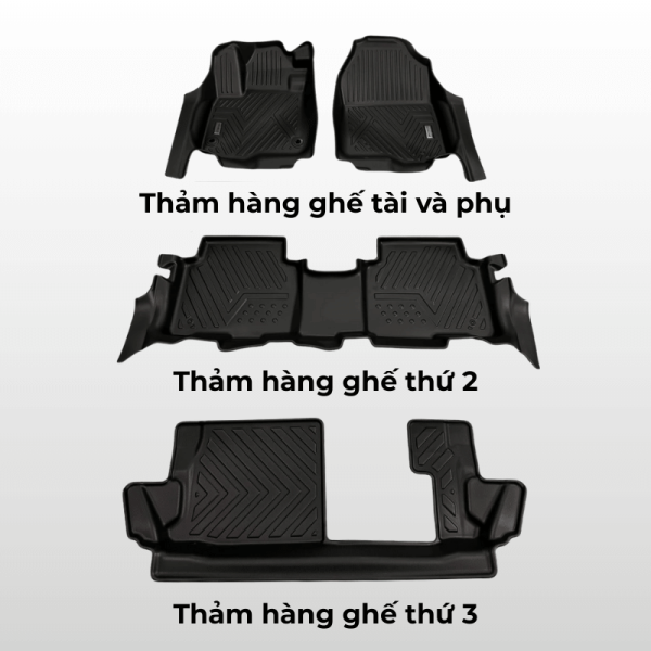 Bộ thảm lót sàn ô tô Honda CR-V chất liệu TPE