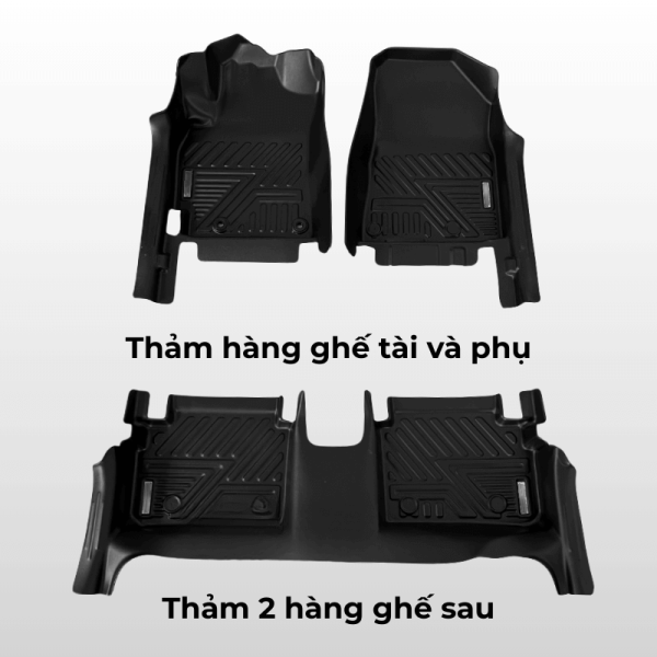 Bộ thảm lót sàn ô tô Honda Jazz chất liệu TPE