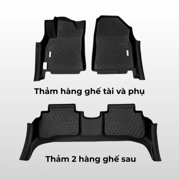 Bộ thảm lót sàn ô tô Hyundai Elantra chất liệu TPE