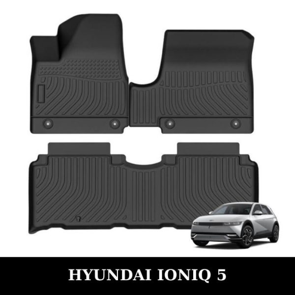 Thảm lót sàn xe ô tô Hyundai IONIQ 5 chất liệu TPE khuôn đúc nguyên khối tràn viền cao cấp