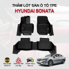 Thảm lót sàn xe ô tô Hyundai Sonata chất liệu TPE khuôn đúc nguyên khối tràn viền cao cấp