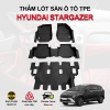 Thảm lót sàn xe ô tô Hyundai Stargazer chất liệu TPE khuôn đúc nguyên khối tràn viền cao cấp